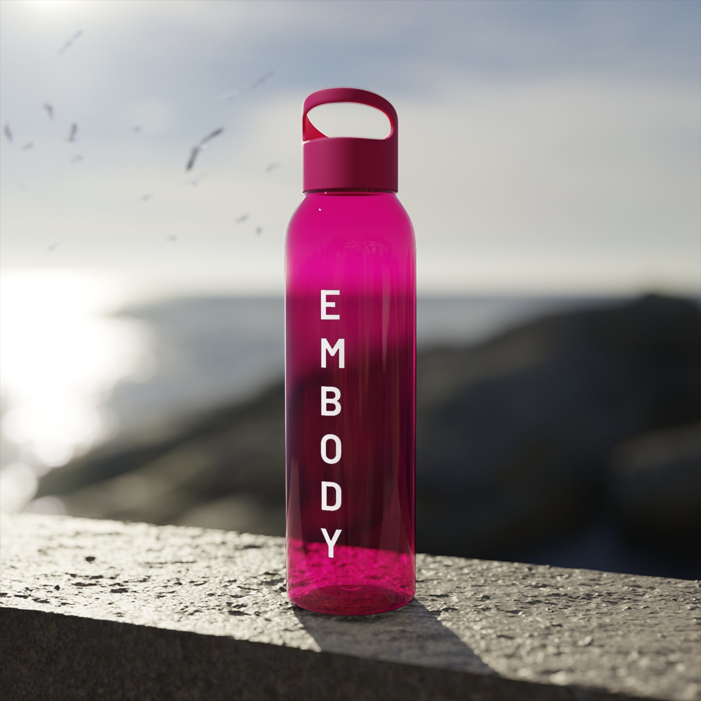 Inspirational Red Water Bottle - EMBODY Design