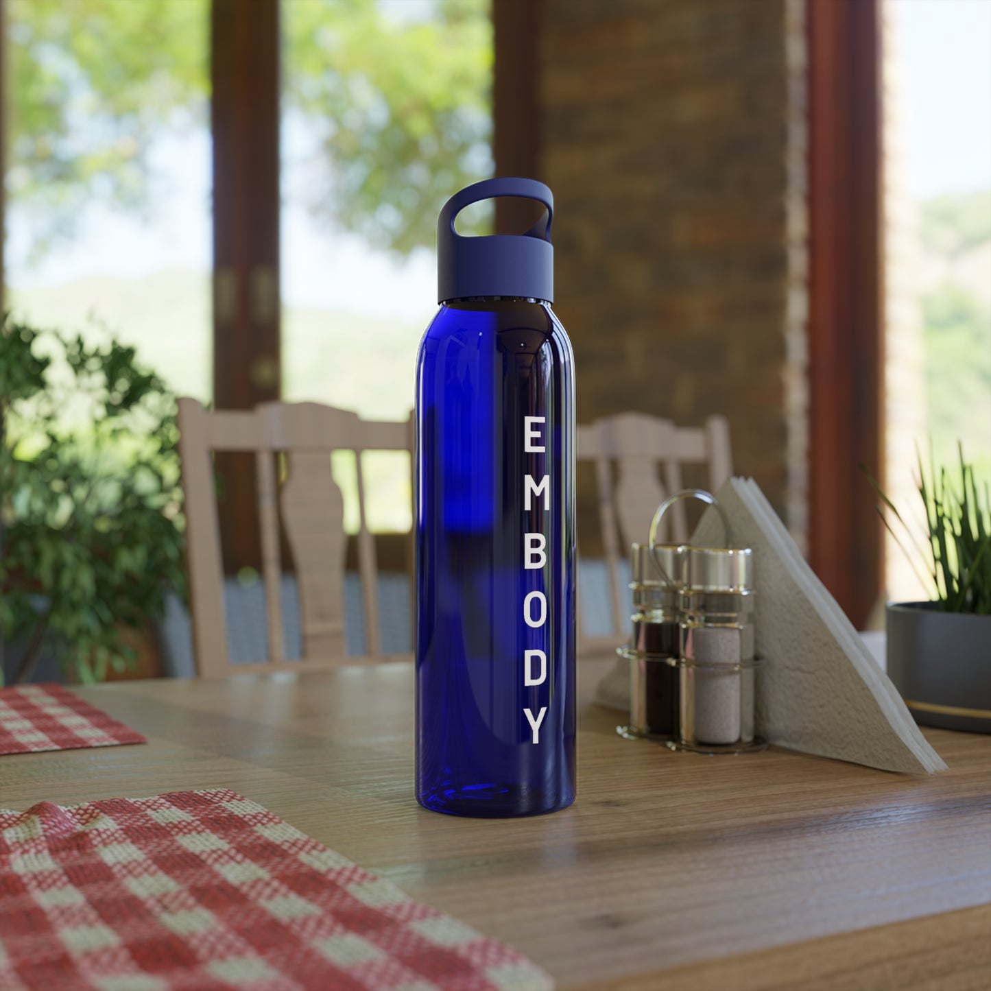 Inspirational Red Water Bottle - EMBODY Design