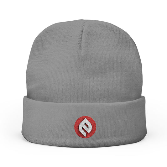 Embroidered Knit Beanie - Cozy Winter Hat for Fashion & Fun